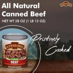 Keystone Meats Variety Pack – 12 Cans of All Natural Fully Cooked Canned Meat (3 Beef, 2 Chicken, 2 Turkey, 2 Pork, 3 Ground Beef) – Shelf-Stable, Ready to Eat – 5-Year Shelf Life – Pantry Staple for Camping, Hiking & Emergency Meals – Made in USA