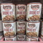 Lehman's All Natural Canned Meat, USA Made Ready to Eat for Everyday, Camping or Emergencies, 28 oz Cans, Case of 12, Ground Beef
