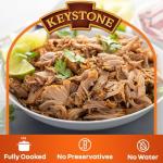 Keystone Meats Variety Pack – 12 Cans of All Natural Fully Cooked Canned Meat (3 Beef, 2 Chicken, 2 Turkey, 2 Pork, 3 Ground Beef) – Shelf-Stable, Ready to Eat – 5-Year Shelf Life – Pantry Staple for Camping, Hiking & Emergency Meals – Made in USA