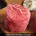 Premium Kansas City USDA Prime Steak Sampler with USDA Prime Filet Mignon Steak, Boneless Ribeye Steaks and Kansas City Strips - The Ultimate Steak Selection and Cooking Instruction from Kansas City