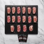 Rastelli's Black Angus Beef Ribeye Steaks (16 ct) 9 oz Portions, 9 lbs. Total