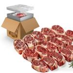 Grumpy Butcher Beef Ribeye Steaks, 16 pack (14 oz each) - Prime Steakhouse Quality Rib Eye Steak Meat - For Delivery in Bulk Meat Package