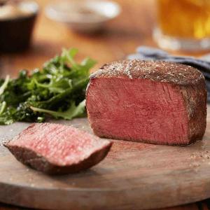 Premium Super Trimmed™ Filet Mignon Steak, 6 count, 8 oz each, aged up to 28 days - Hand-Trimmed Restaurant-Quality Beef Tenderloin Steak and Cooking Instructions from Kansas City Steak Company