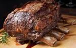 Bison bone-in whole rib roast 1 pieced (12 lbs.) made with North American buffalo.