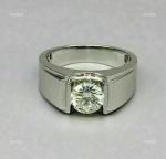 Natural Diamond Solitaire April Birth Easter Ring Jewelry 10K Solid White Gold