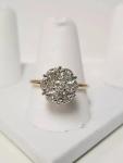 2CT Round Cut Lab Created Diamond Women's Engagement Ring 14K Yellow Gold Finish