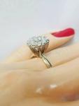 2CT Round Cut Lab Created Diamond Women's Engagement Ring 14K Yellow Gold Finish