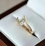 2Ct Round Cut Lab-Created Diamond Women's Engagement Ring 14K Yellow Gold Finish