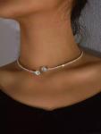 10CT Heart Cut Lab Created Diamond Choker