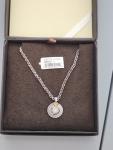 Judith Ripka 18K Gold Sterling Silver Pave Diamond Pendant Necklace-17.25"