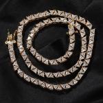 38Ct Lab-Created Trillian Diamond Tennis Necklace