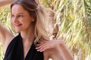 1.5 Carat Diamond Pendant in 18K Yellow Gold