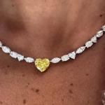 Lab-Created Diamond Tennis Necklace in 14K Gold