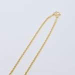 24K Gold Plated Green Gem Diamond Pendant Necklace