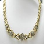 15CT Round Cut Lab-Created Diamond Tennis Necklace