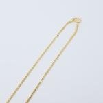 Gold Plated CZ Diamond Gemstone Pendant Necklace