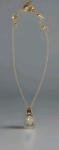 Yellow Gold Opal and Diamond Necklace for Women