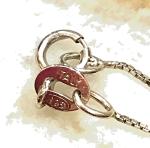 Sterling Silver Diamond & Amethyst Necklace 925 Italy Millennium Faceted Gem 19”