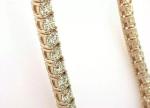 925 Silver 13.5CT Round Cut Lab Grown/CVD Diamond Women's Tennis Necklace 16"