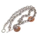 Silver Diamond Heart Pendant Necklace 18