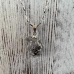 Herkimer Diamond Quartz Pendant Necklace for Women Natural Herkimer Pendant Gift