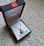 NWT 1/10 CT TW Diamond Sterling Silver Necklace 18” Pendant Jewelry Gift Fashion