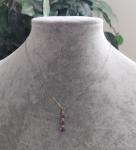 Amethyst and Diamond Pendant Necklace in Silver