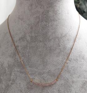 Estate Jewelry TGGC 22 Diamond Necklace .925 Sterling Silver Sizeable