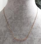 Estate Jewelry TGGC 22 Diamond Necklace .925 Sterling Silver Sizeable