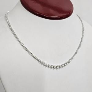 12.50Ct Gift Her Lab Grown Diamond Graduation Necklace 18" 925 Sterling Silver