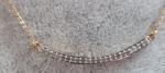 Estate Jewelry TGGC 22 Diamond Necklace .925 Sterling Silver Sizeable