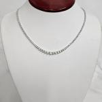12.50Ct Gift Her Lab Grown Diamond Graduation Necklace 18" 925 Sterling Silver