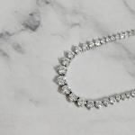 12.50Ct Gift Her Lab Grown Diamond Graduation Necklace 18" 925 Sterling Silver