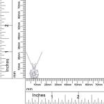 4ct Round Cut Moissanite Solitaire Pendant Necklace Solid 925 Sterling Silver