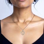 925 Sterling Silver Diamond Necklace