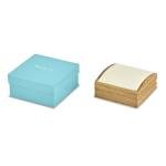 Sterling Silver 0.02 Ct. Diamond Twisted Circle Pendant 18" Necklace White Ice