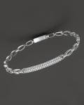 8 CT Round Simulated Diamond Tennis Bracelet 925 Silver