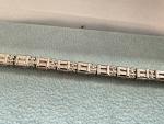 Diamond Tennis Bracelet in Silver with Natural Diamonds