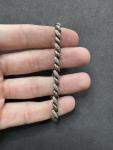 Vintage Silver Gold Wash Diamond Tennis Bracelet