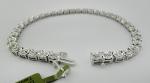 0.76 Ct Diamond Tennis Bracelet in Sterling Silver