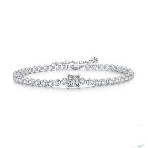 5 CT Princess Simulated Diamond Tennis Bracelet