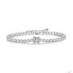 5 CT Princess Simulated Diamond Tennis Bracelet