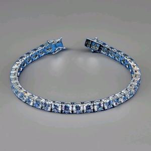 Zirconia Tennis Bracelet in Sterling Silver