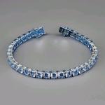Zirconia Tennis Bracelet in Sterling Silver