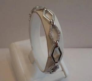 5 CT Round Cut Simulated Diamond Tennis Bracelet