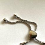 Blue Stone Diamond Tennis Bracelet in Sterling Silver