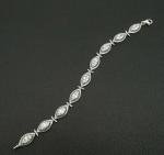 12 CT Marquise Simulated Diamond Tennis Bracelet