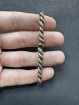 Vintage Silver Gold Wash Diamond Tennis Bracelet