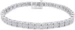 1/4ct Diamond Tennis Bracelet in Sterling Silver