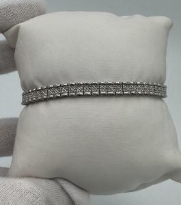 Women's Sterling Silver Diamond Tennis Bracelet